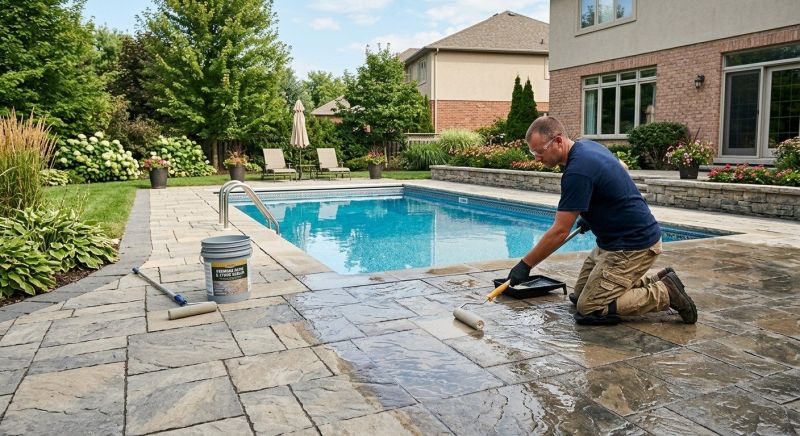 Pool Patio Sealing in Tacoma, WA