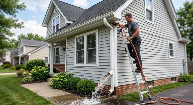 Downspout Blockage Removal in Arvada, CO
